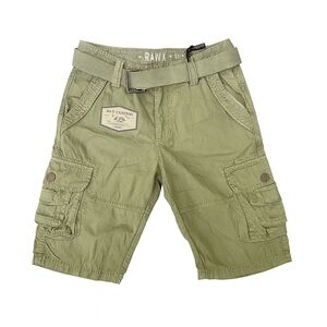 Olive Cargo Shorts for Men